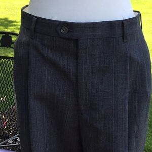 Gallery by Haggar Office Wedding Gray Dress Slacks Year Round Size 34x32